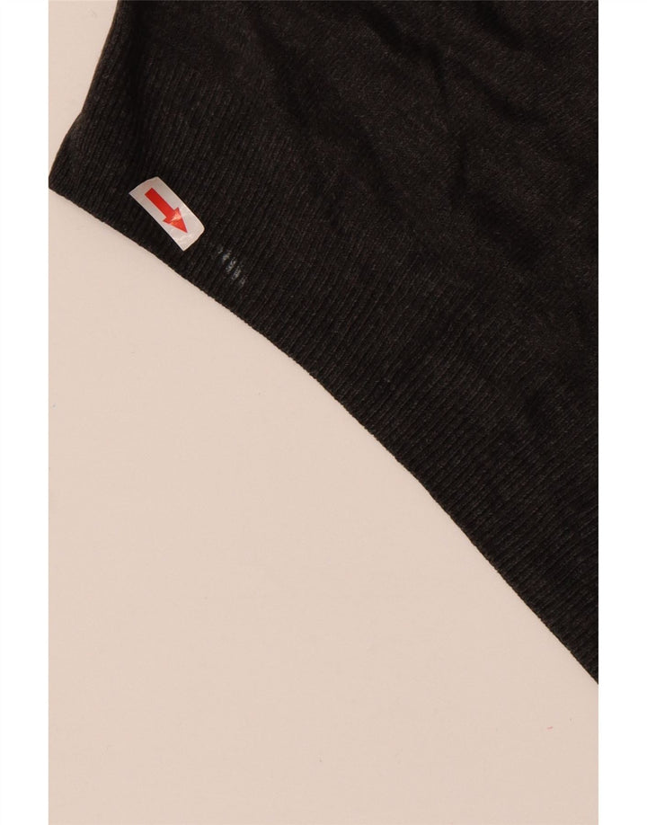 Marks & Spencer Pull à col rond pour homme, grand, gris, acrylique