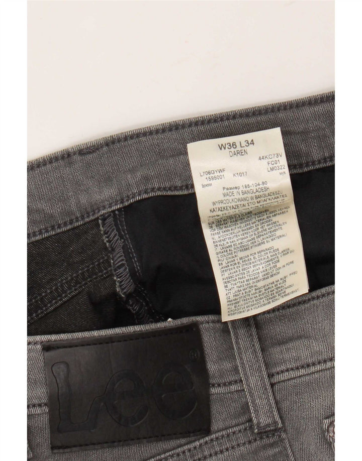 Lee Jeans Daren Slim W36 L34 Homme Gris Coton