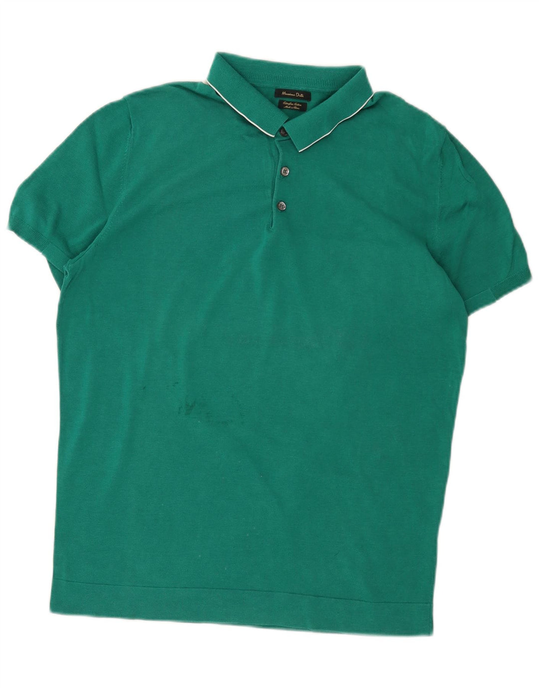 Massimo Dutti Polo Homme Grand Vert