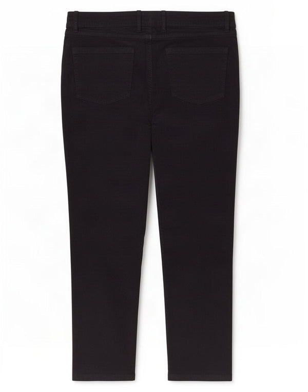 Marks & Spencer Pantalon fuselé en velours côtelé pour femme UK 18 XL W36 L27 Bleu marine