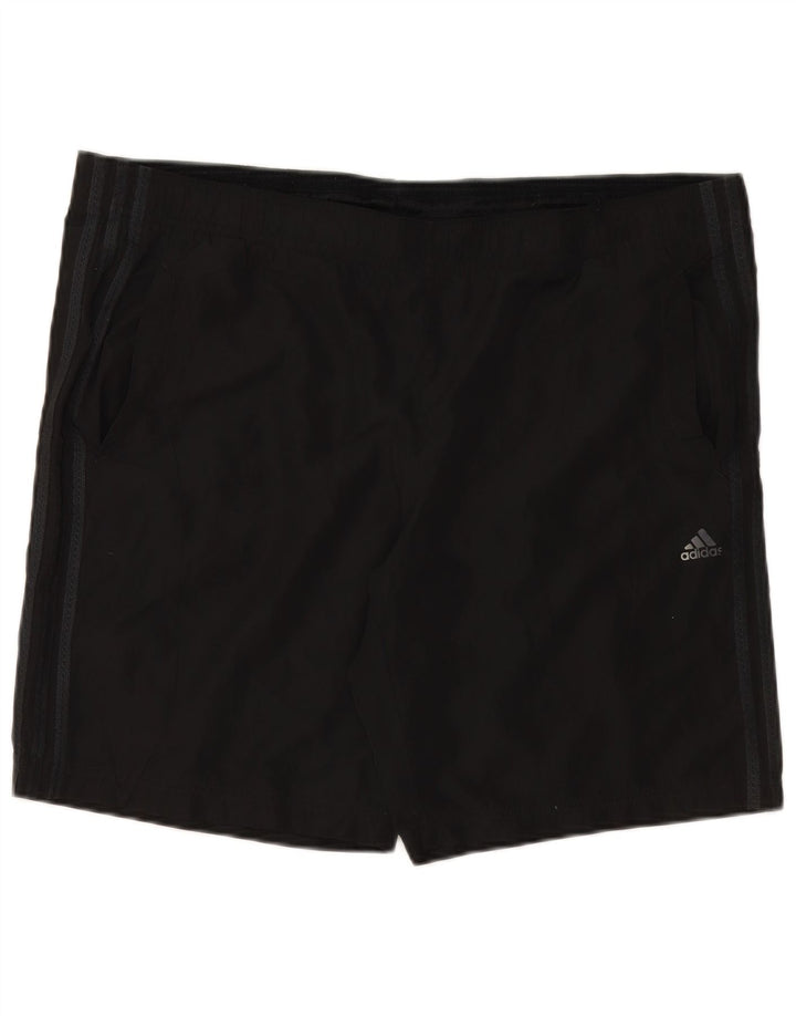 ADIDAS Short de sport Climacool pour hommes, grand, noir, polyester