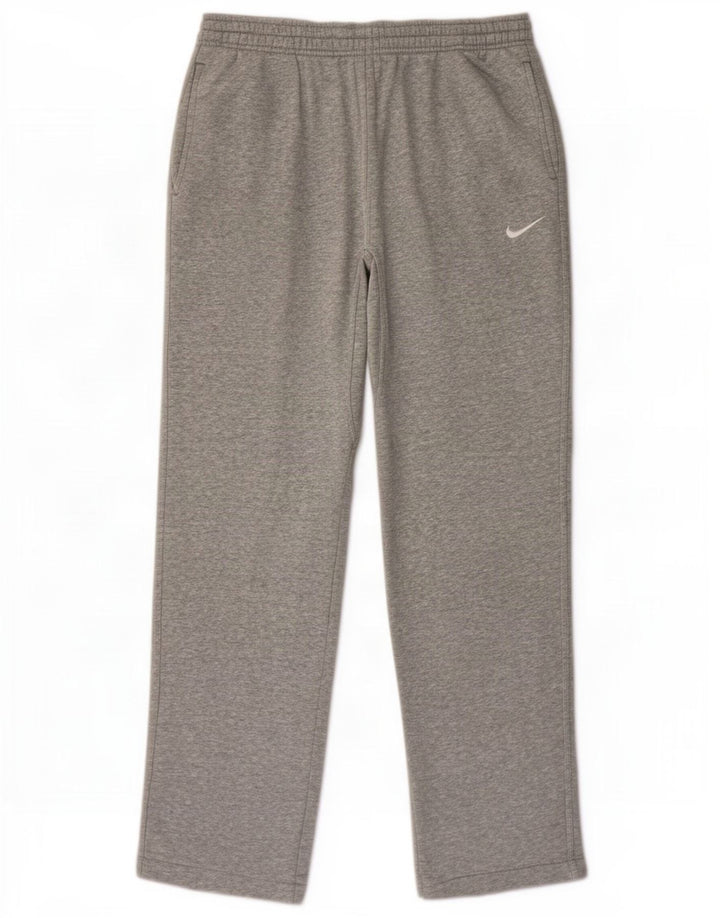 Pantalon De Survêtement Nike Homme Gris Moyen En Coton Moucheté
