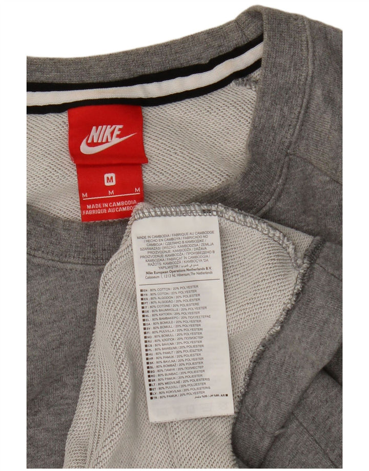 Nike Sweat-shirt en coton moucheté gris moyen pour homme