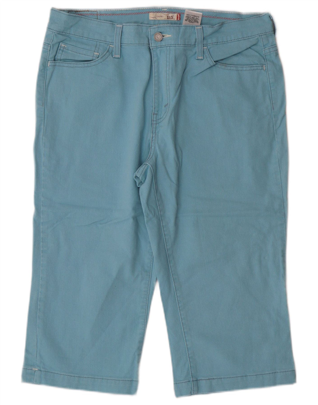 Levi's Jean Capri 515 Femme US 12 Large W34 Bleu Coton Classique