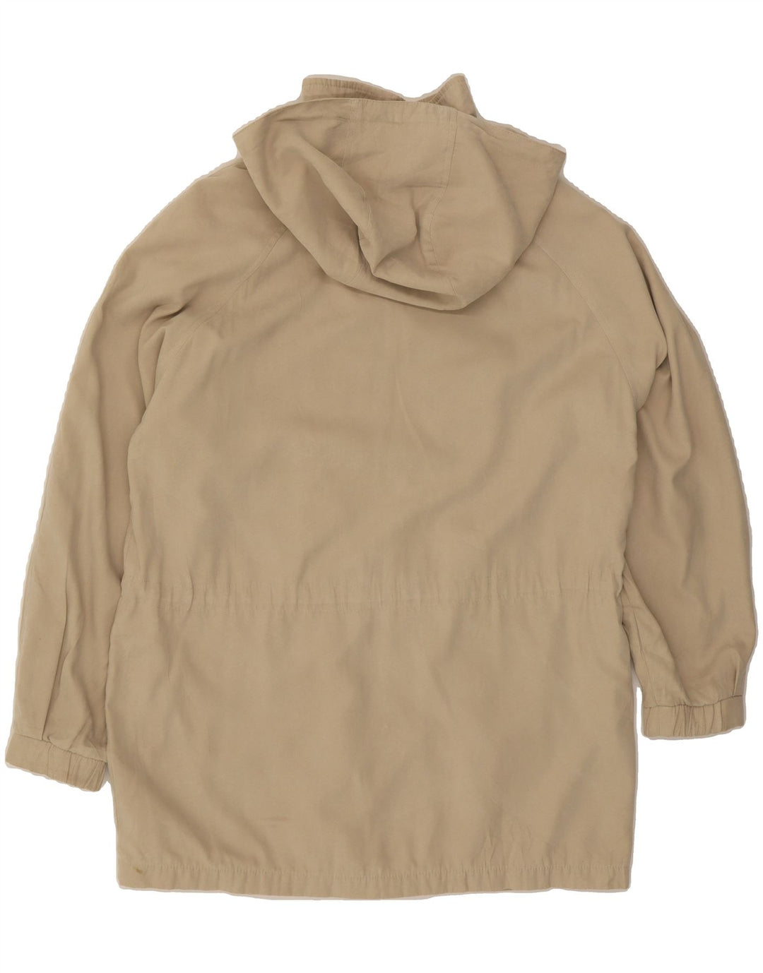 LONDON FOG Womens Hooded Overcoat UK 14 Medium Beige Polyester Vintage London Fog and Second-Hand London Fog from Messina Hembry 