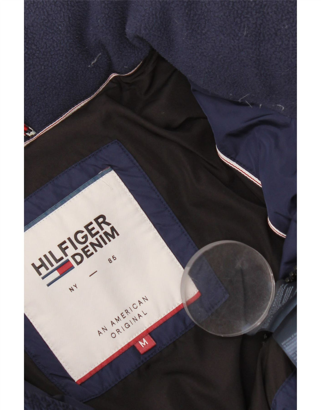 Tommy Hilfiger Veste matelassée pour hommes UK 38 Medium Navy Blue Nylon