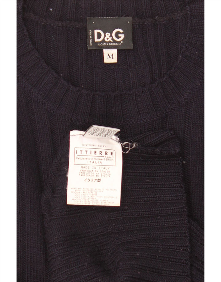 Dolce & Gabbana Pull Ittierre Crew Neck Jumper Homme Bleu Marine Moyen