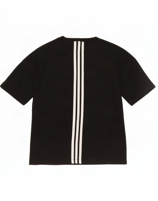 Adidas T-shirt surdimensionné pour femme UK 4/6 XS Gris Polyester