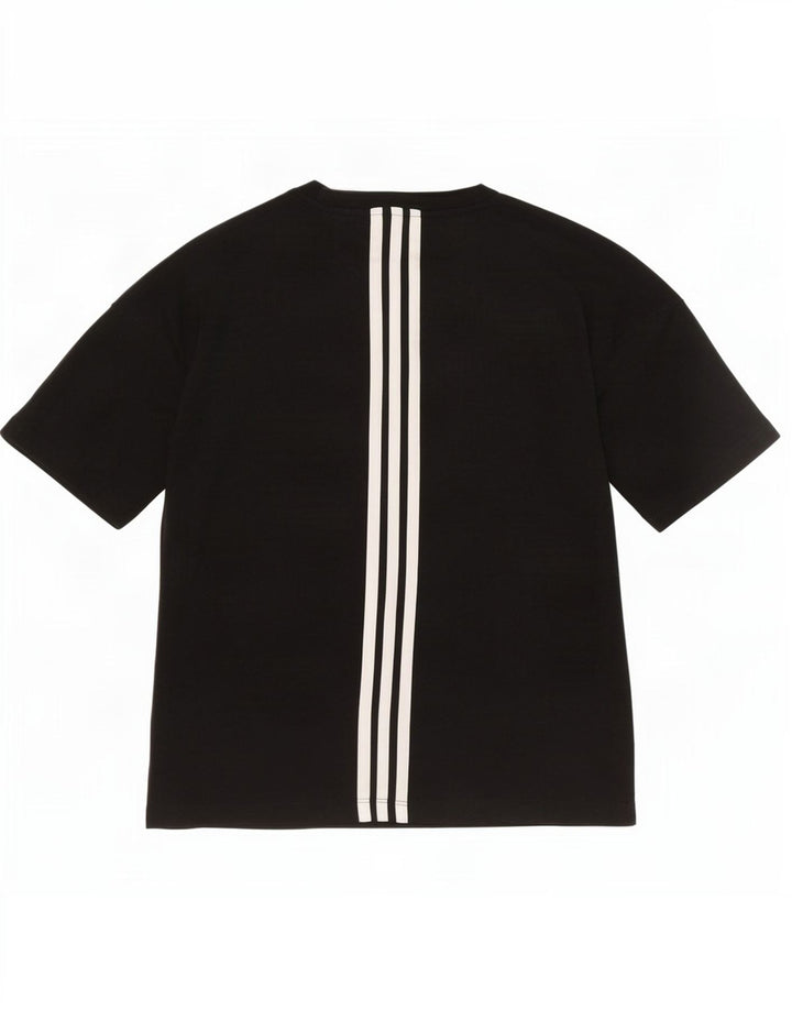Adidas T-shirt surdimensionné pour femme UK 4/6 XS Gris Polyester