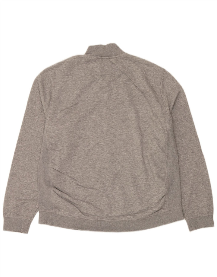 Penguin Sweat-Shirt Col Zippé Homme XL Gris Coton