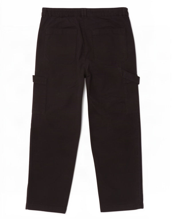 Marks & Spencer Pantalon droit décontracté pour femme UK 10 Small W30 L28 Noir