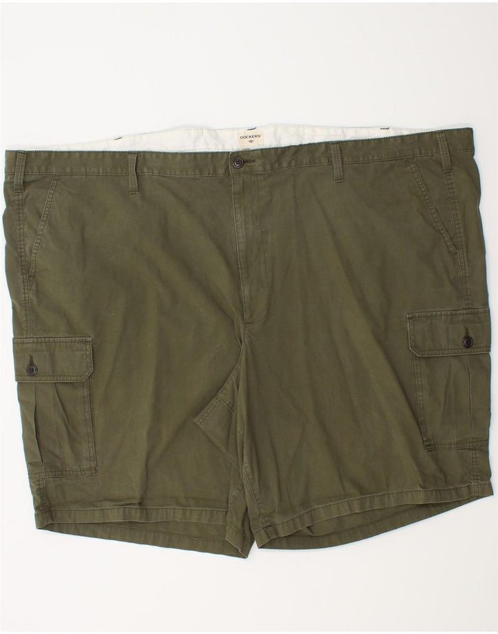 DOCKERS Short Cargo Homme W58 6XL Kaki Coton