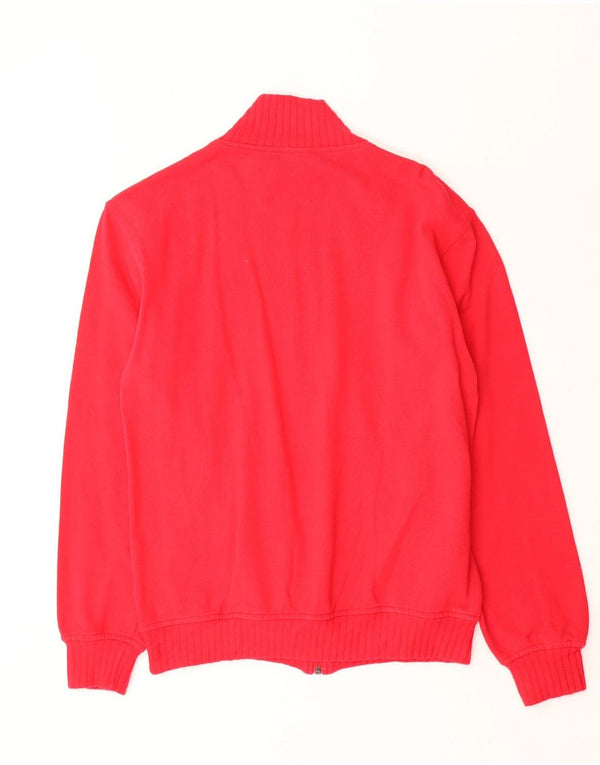 Adidas Veste de survêtement pour homme UK 34/36 Petit coton rouge