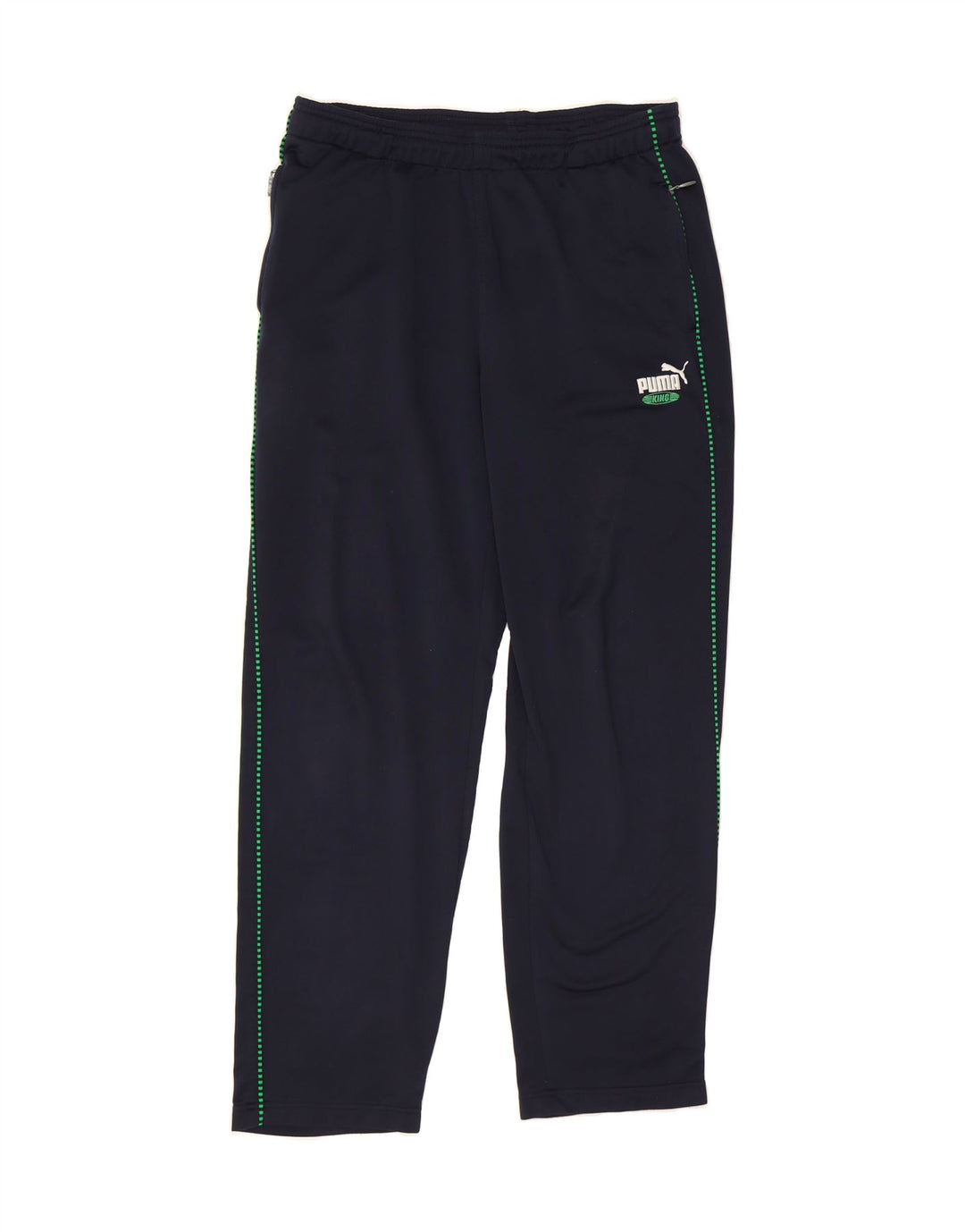 PUMA Mens Tracksuit Trousers Large Navy Blue Polyester Vintage Puma and Second-Hand Puma from Messina Hembry 