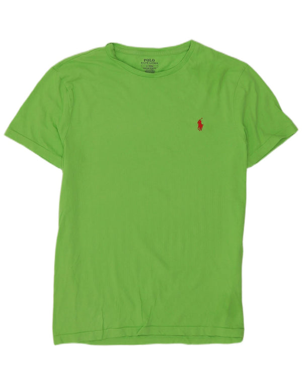 Polo Ralph Lauren T-shirt graphique pour femme UK 14 Vert moyen