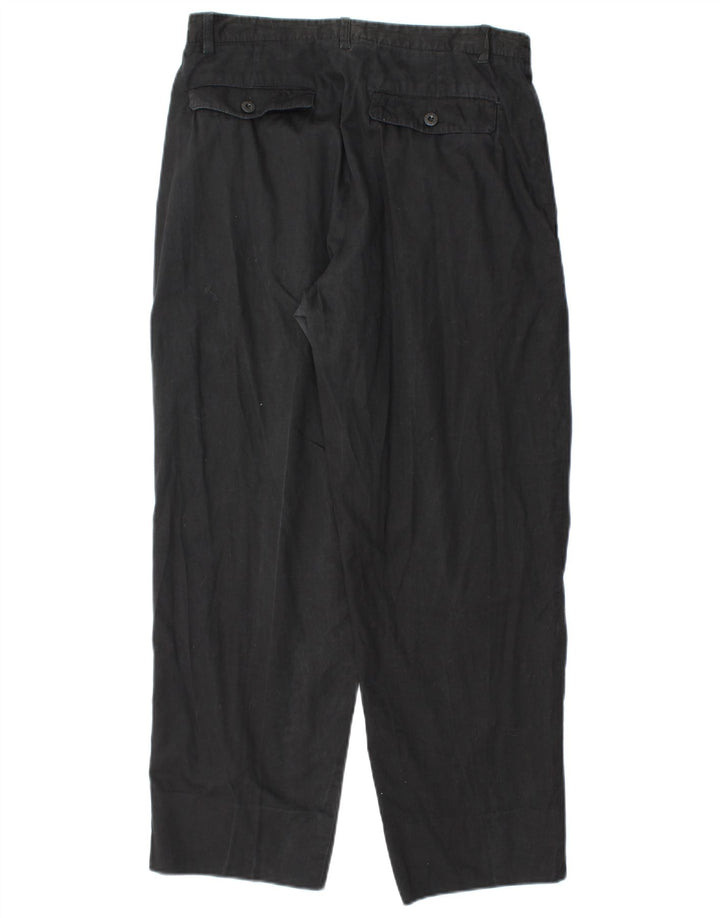 POP 84 Pantalon Chino Pegged Femme Moyen W30 L27 Noir