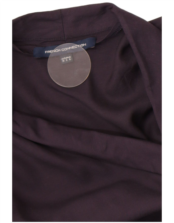 French Connection Robe portefeuille pour femme UK 10 Small Violet
