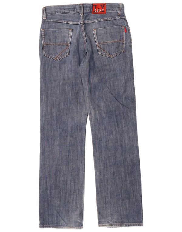 Jeans droits vintage garçons 13-14 ans W30 L31 coton bleu