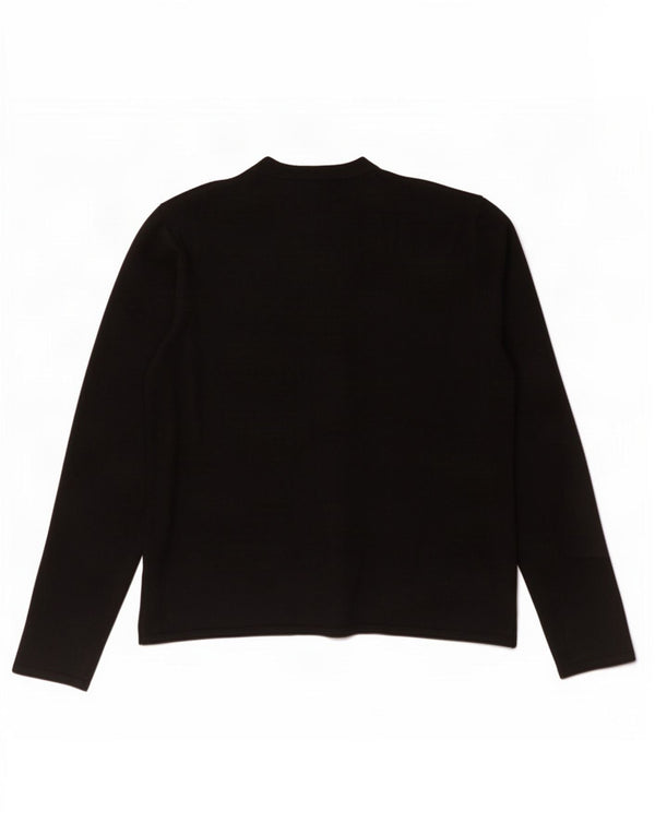 Marks & Spencer Pull Cardigan Femme UK 18 XL Noir Viscose