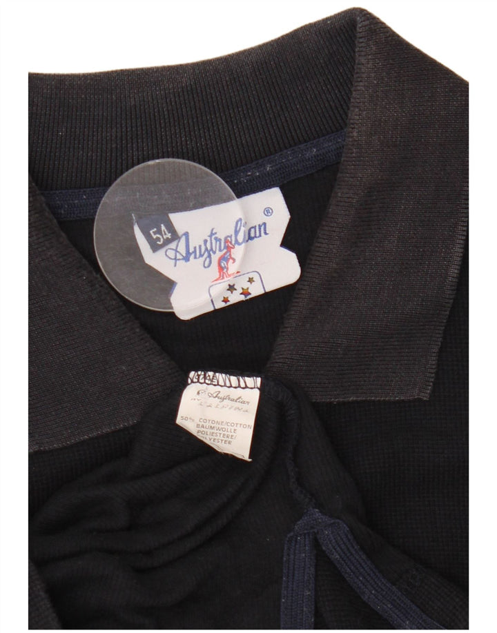 AUSTRALIAN L'ALPINA Chemise à Manches Courtes Homme IT 54 XL Bleu Marine Coton