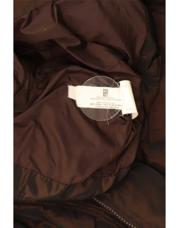 Marina Militare Manteau rembourré pour femme UK 20 2XL Marron Polyester