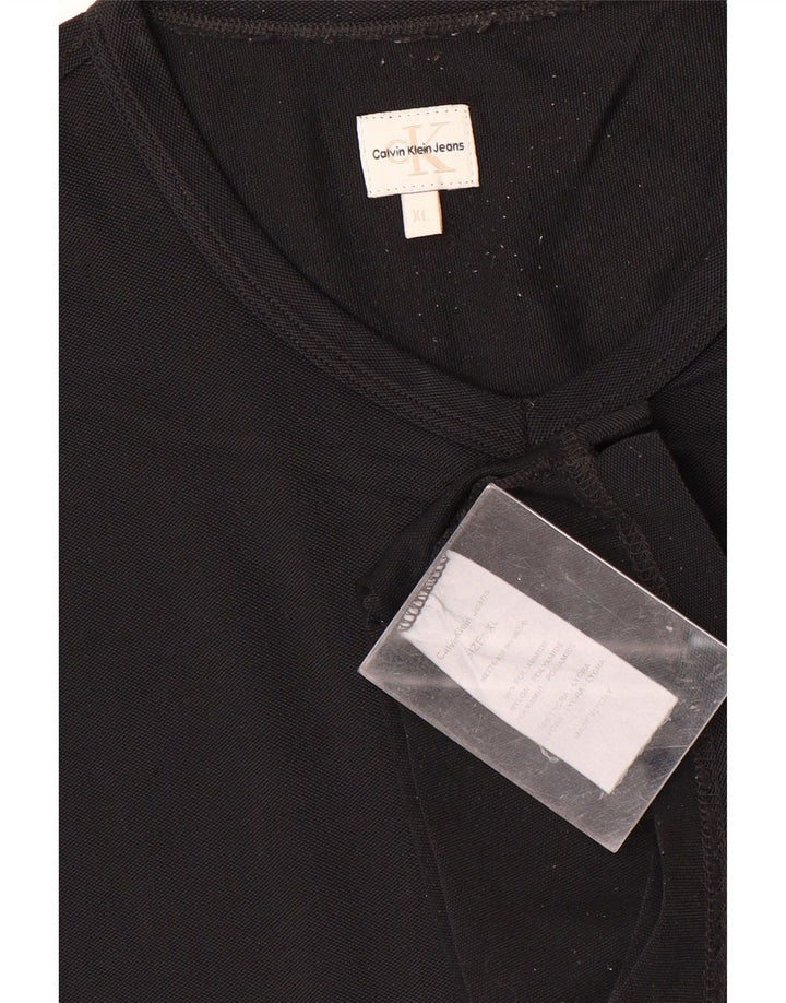 Calvin Klein Jeans T-Shirt Homme Top XL Noir Polyamide