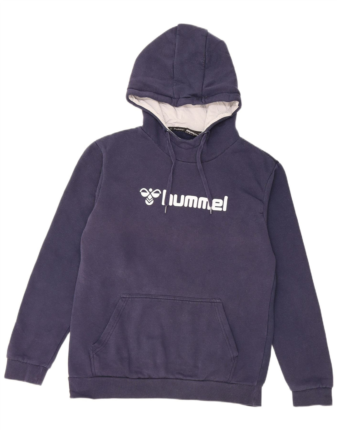 Hummel Pull à Capuche Graphique Homme Bleu Marine Moyen Coton
