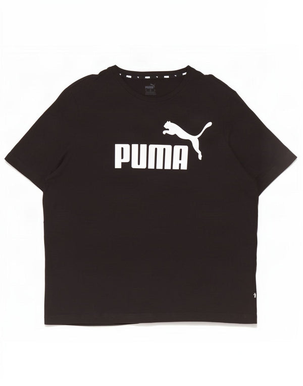 Puma T-Shirt Graphique Top XL Homme Noir Coton