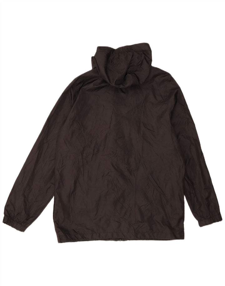 Kappa Veste coupe-vent à capuche garçon 13-14 ans Noir Polyester