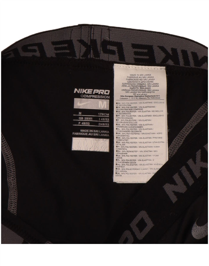 Nike Leggings graphiques pour hommes UK 39/41 Polyester noir moyen