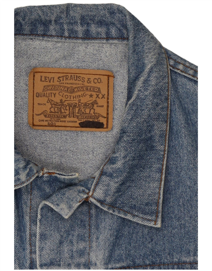 Levi's Veste en Jean Homme UK 42 XL Bleu