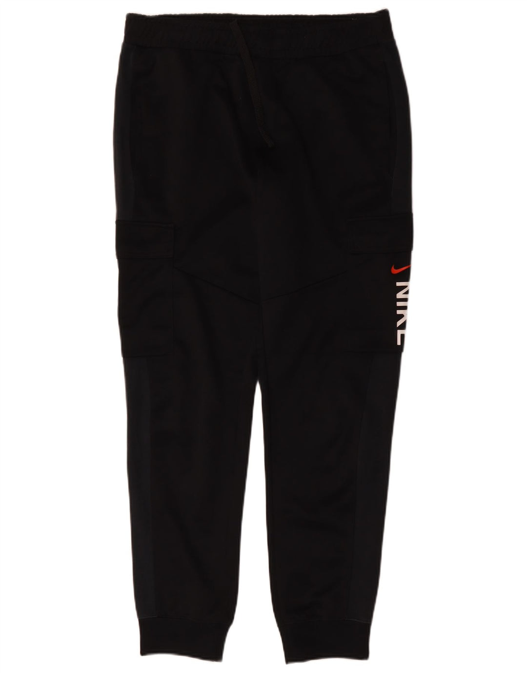 Nike Pantalon de survêtement cargo graphique pour homme en coton noir moyen