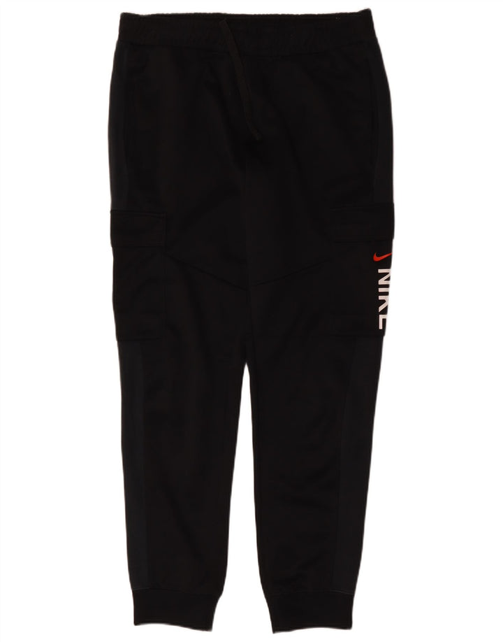 Nike Pantalon de survêtement cargo graphique pour homme en coton noir moyen