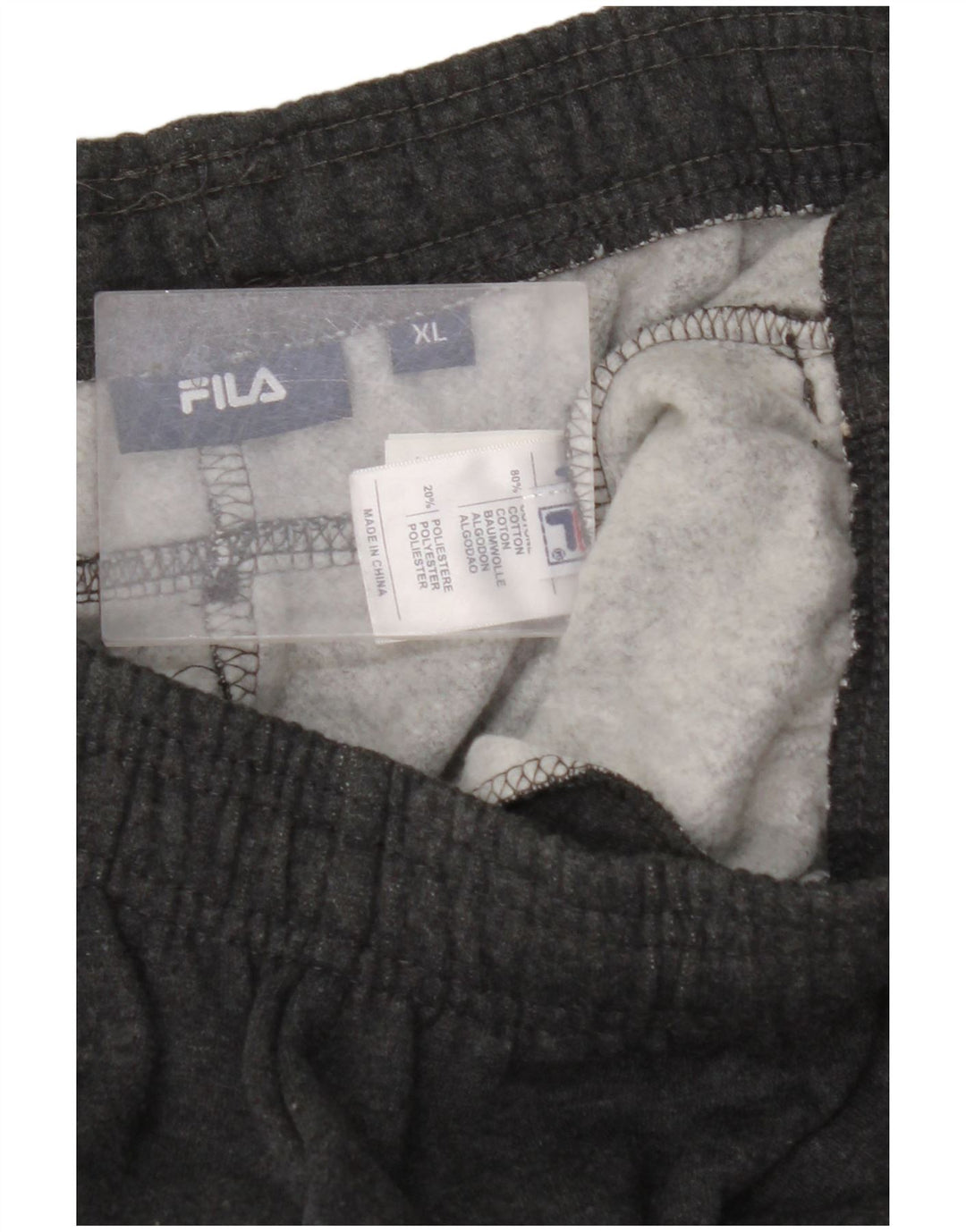 FILA Pantalon de Survêtement Homme XL Gris Coton