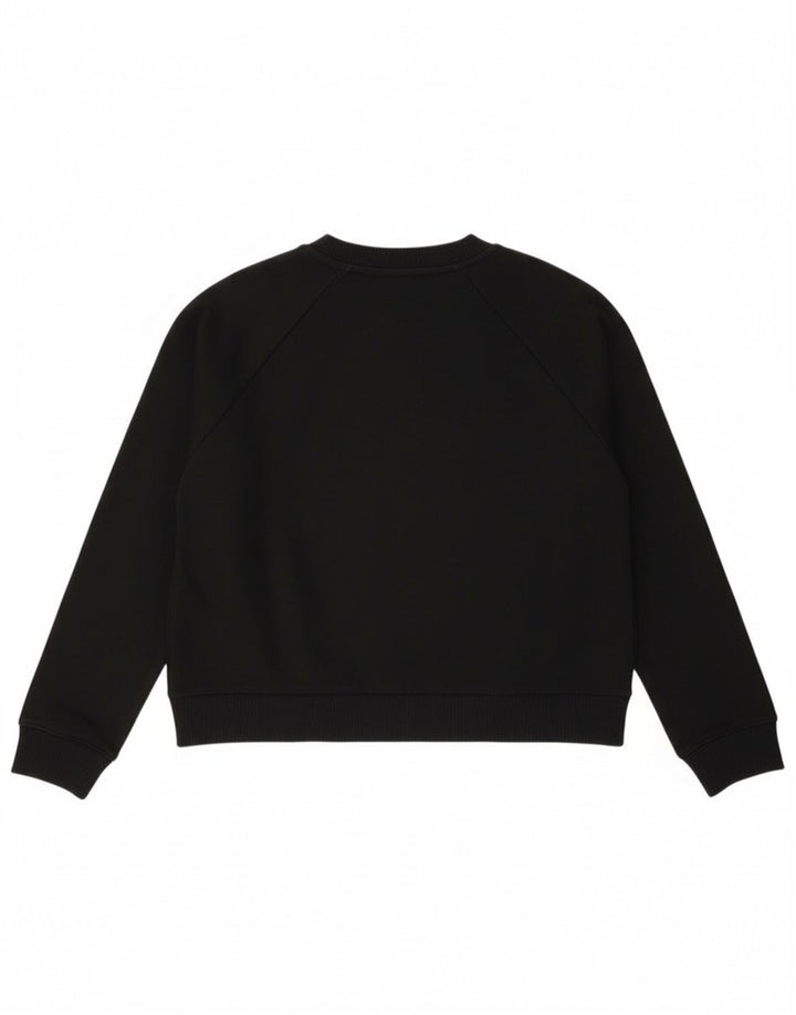 Vans Sweat-shirt surdimensionné Crop Graphic pour femme UK 14 Noir moyen