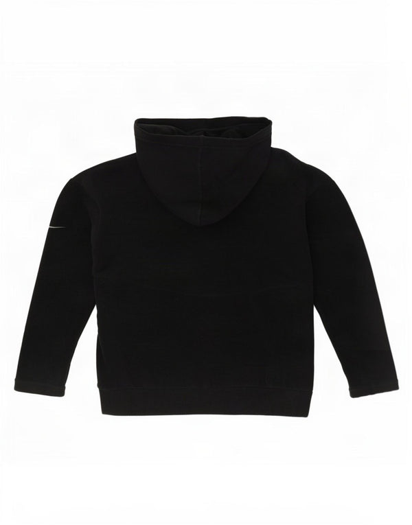 Nike Pull à capuche surdimensionné en polaire pour femme UK 10 Petit Noir Polyester
