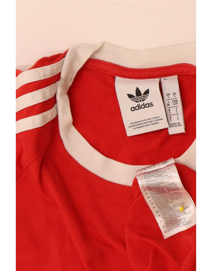 Adidas T-Shirt Homme Haut Petit Rouge Coton