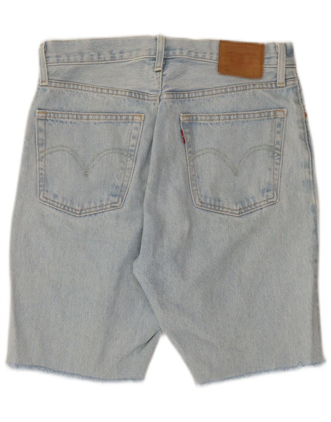 LEVI'S Short en Jean 501 Homme W28 Bleu Moyen Coton