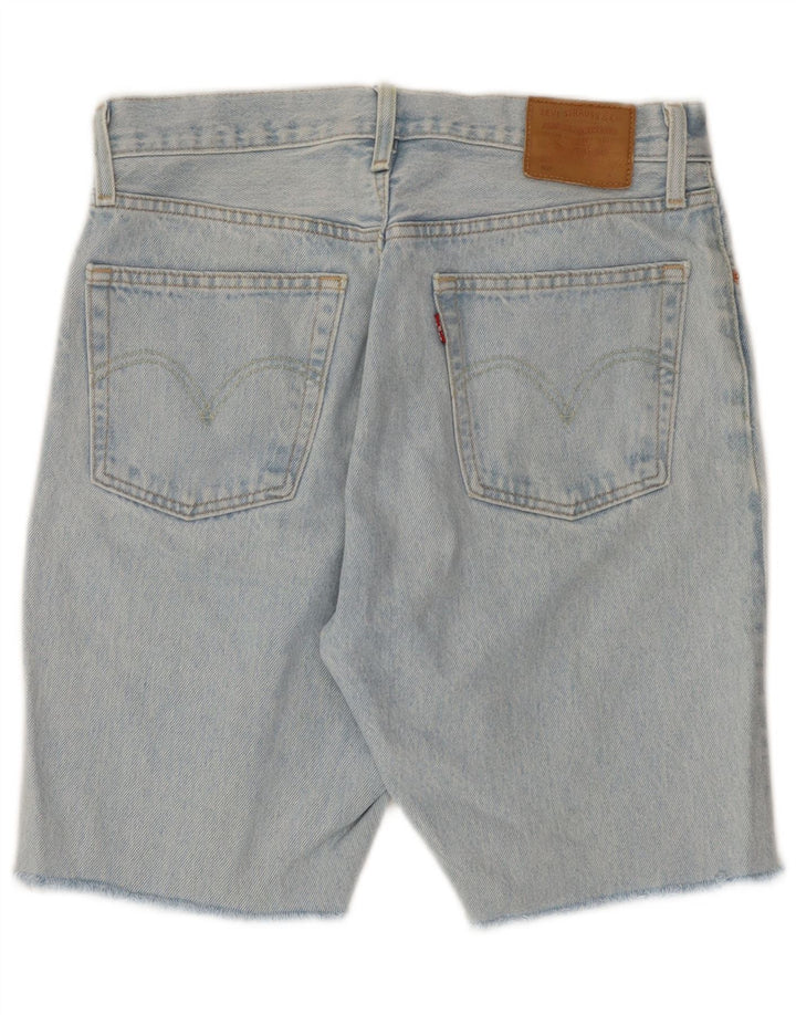 LEVI'S Short en Jean 501 Homme W28 Bleu Moyen Coton
