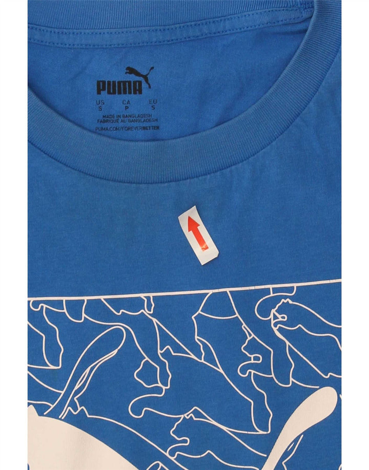 Puma T-Shirt Graphique Homme Petit Bleu