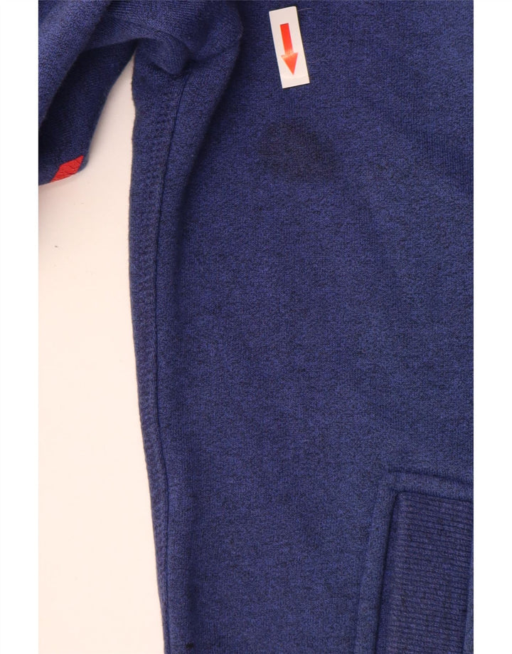 Superdry Veste de Survêtement Graphique Homme Bleu Marine Moyen Coton