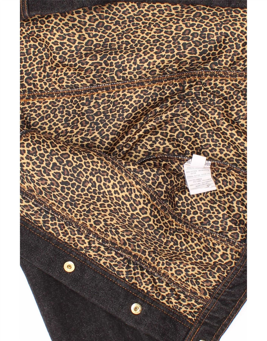 Lorena'O Veste en jean fille 8-9 ans Gris Coton