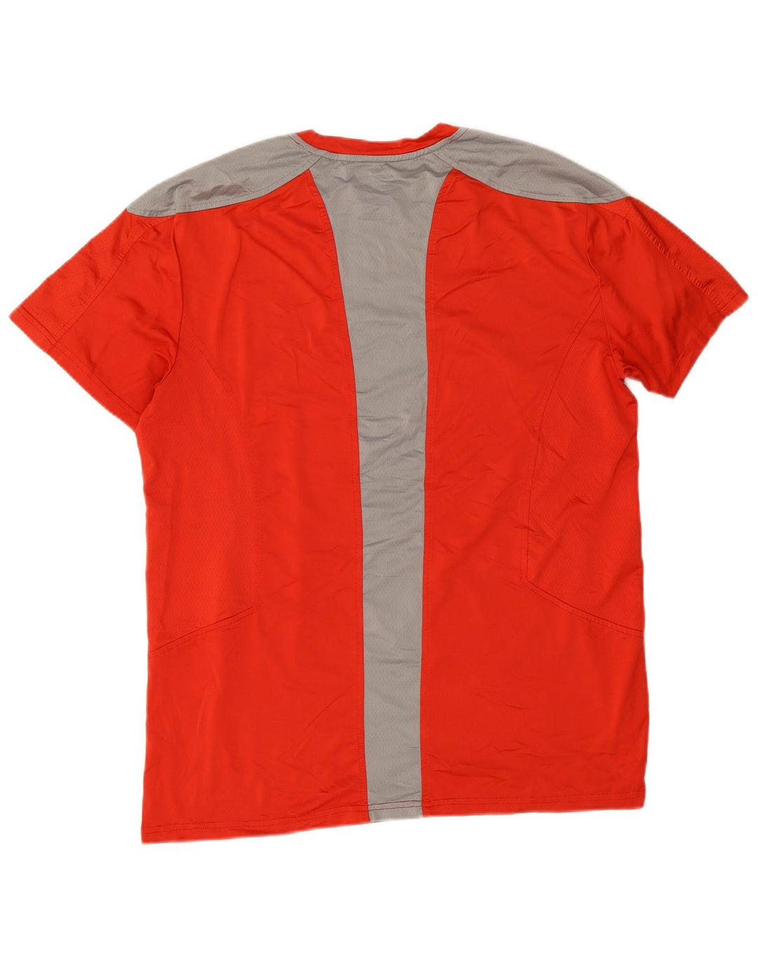 IZOD T-Shirt Homme Haut Large Rouge Colourblock