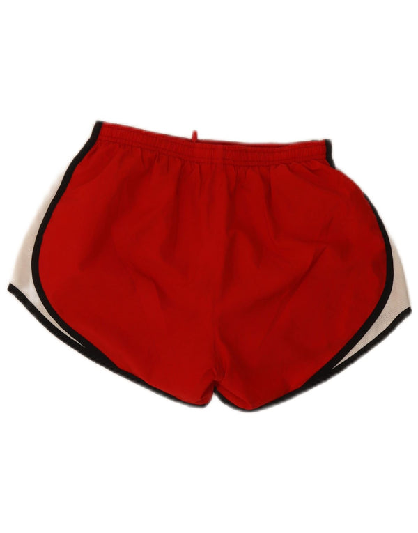 Nike Short de sport Dri Fit Regular pour femme - Taille S - Rouge - Colorblock