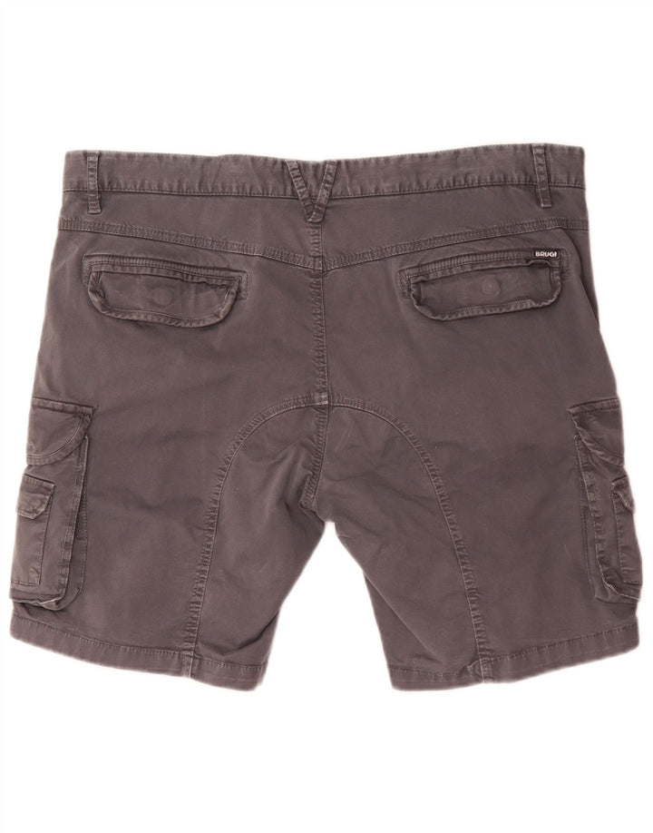 Brugi Short Cargo Homme IT 56 3XL W50 Gris Coton