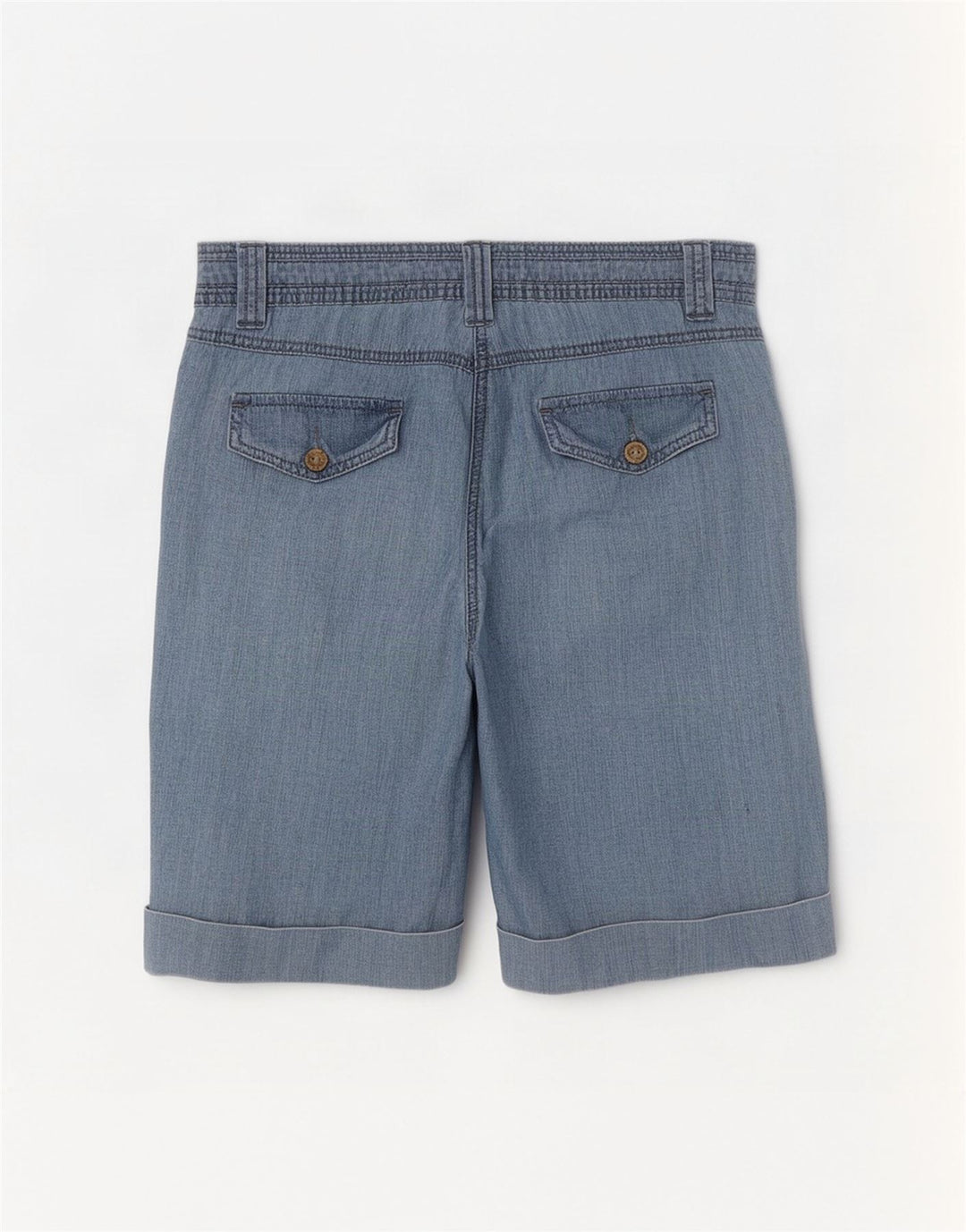 M&Co Bermuda Femme UK 14 Large W32 Bleu Coton