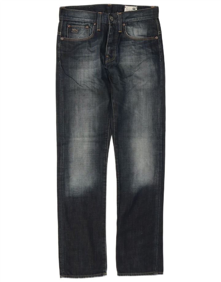 G-Star Jean droit homme W30 L32 bleu marine coton