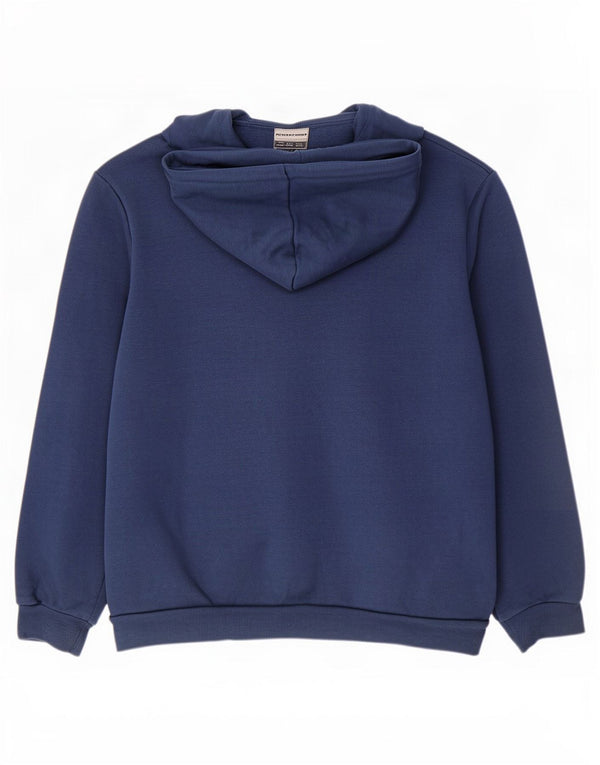 Puma Pull à capuche graphique pour homme 3XL Bleu marine Coton