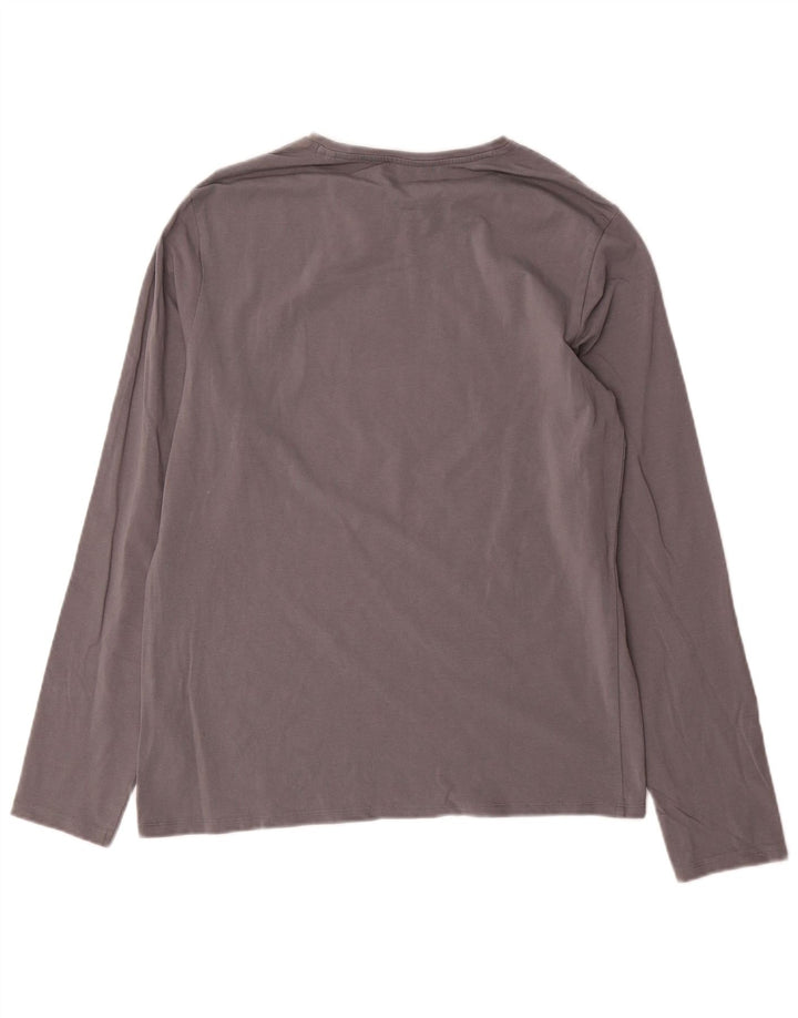 Guess Haut graphique à manches longues pour homme UK 40 Gris moyen Coton