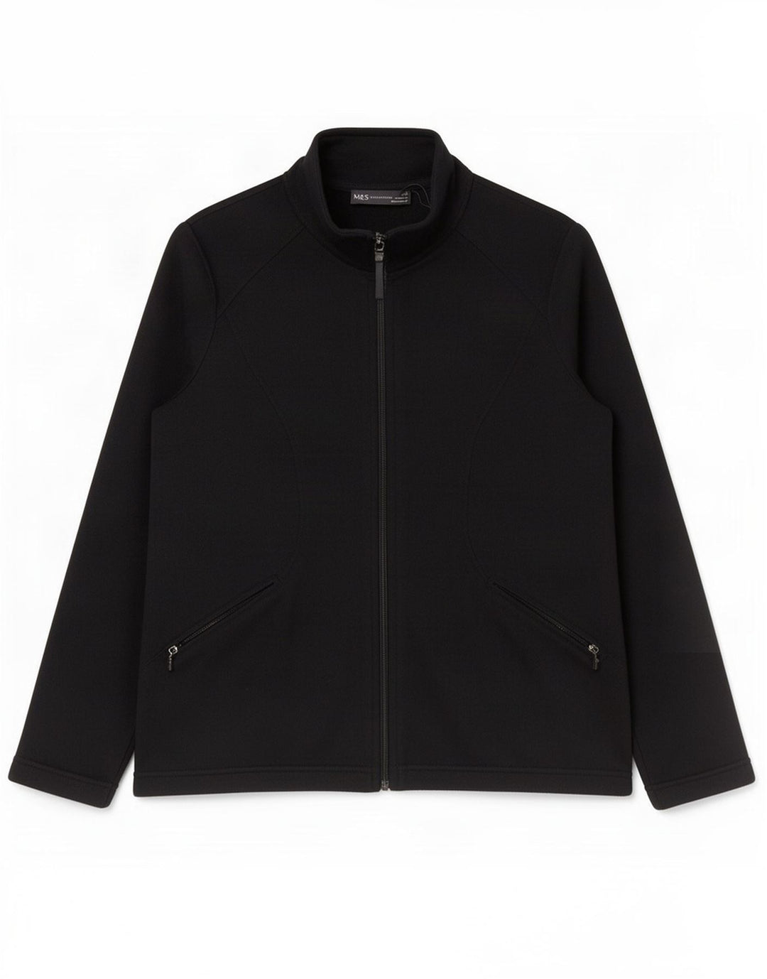 Marks & Spencer Veste polaire pour femme UK 14 Medium Noir Polyester